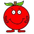 Apple Clipart  Colored 