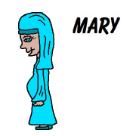 Pregnant mary clipart- christmas clipart
