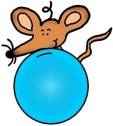 Mouse With Gumball Clipart Illustration Drawing Graphic Cartoon Image Picture