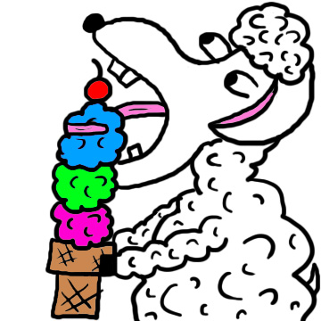 Sheep Clipart for free personal use by ChurchHouseClipart.com Sunday school or children's church Sheep eating ice cream cone