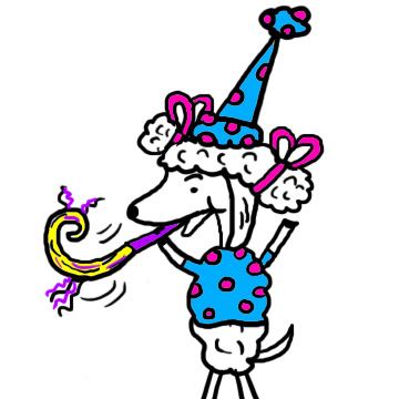 Birthday party sheep clipart