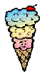 Ice cream cone clip art clipart pictures images cartoons graphics illustrations free
